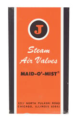 Jacobus Maid O' Mist Model #C 1/8 in. Straight Steam Vent