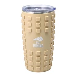 Pavilion Man Out 20 oz Tan BPA Free Hiking Travel Mug