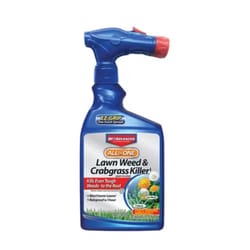 BioAdvanced All-In-One, Ready-to-Spray Weed and Crabgrass Killer RTS Hose-End Concentrate 32 oz