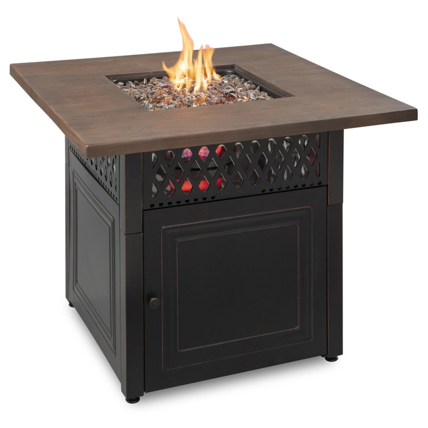 Photos - Other Garden Equipment Summer Endless  Donovan 38 in. W Steel Transitional Square Propane Fire Pit 