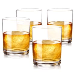 True 12 oz Clear Glass Drinking Glass Set