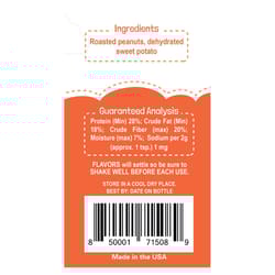 Flavor's Food Peanut Butter Powder Dog Food Topper Grain Free 3.1 oz
