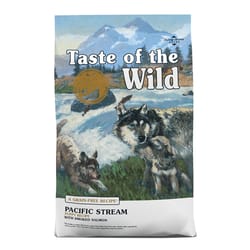 Taste of the Wild Pacific Stream Puppy Smoked Salmon Dry Dog Food Grain Free 14 lb