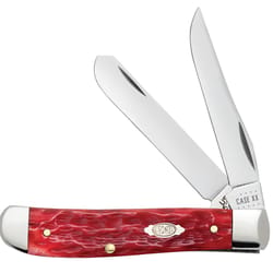Case Mini Trapper Knife Dark Red 1 pc