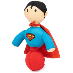 Buckle-Down Blue/Red Plush Superman Dog Toy 1 pk