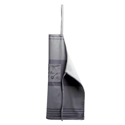 Krumbs Kitchen Elements 1 pocket Gray Cotton/Polyester Apron