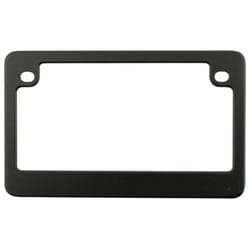 Custom Accessories Black Metal License Plate Frame