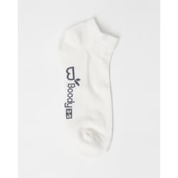 Boody Women's 3-9 Ankle Socks White