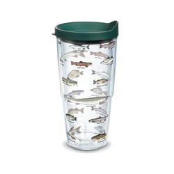 Tervis 24 oz Fishes Multicolored BPA Free Double Wall Tumbler