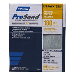 Norton ProSand 11 in. L X 9 in. W 180 Grit Aluminum Oxide Sandpaper 20 pk