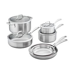 Zwilling J.A Henckels Stainless Steel Cookware Set Silver