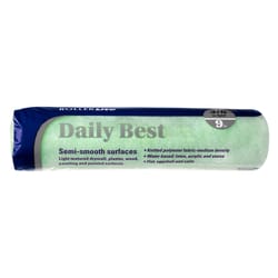 RollerLite Daily Best Polyester Fabric 9 in. W X 3/8 in. Cage Paint Roller Cover 1 pk