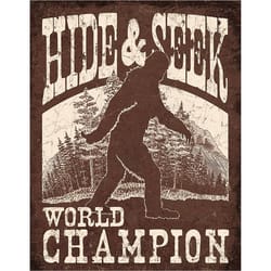 Desperate Enterprises Big Foot - Hide & Seek Sign Tin 1 pk