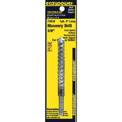 Eazypower Just Better Tools 3/8 in. X 4 in. L Carbide Tipped Masonry Drill Bit Round Shank 1 pc