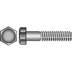 HILLMAN 5/8 in. D X 3 in. L Hot Dipped Galvanized Steel Hex Bolt 25 pk