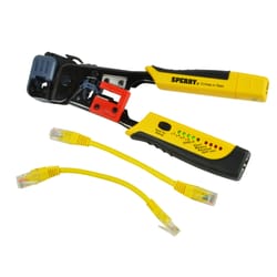 Sperry Gardner Bender 8 in. Crimping Tool with Tester Yellow 1 pk