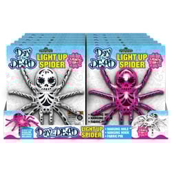 Magic Seasons White LED Day of the Dead Spider