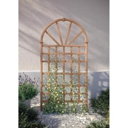 Vita Savannah 77.25 in. H Brown Vinyl Garden Trellis