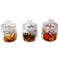 Chef Craft 2.5 cups Clear Storage Jar 3 pk