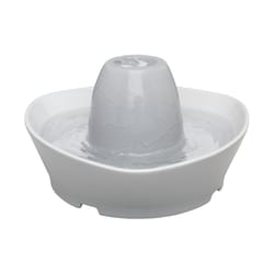 PetSafe Drinkwell White Creekside Ceramic 60 oz Drinking Fountain For All Pets