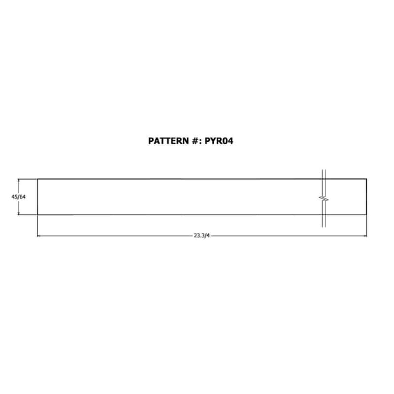 Alexandria Moulding 23-3/4 in. W X 23-3/4 in. L X 3/4 in. T Tabletop