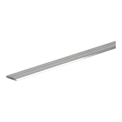 SteelWorks 0.25 in. X 1 in. W X 4 ft. L Aluminum Flat Bar 1 pk