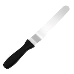 Fat Daddio's ProSeries Black/Silver Plastic/Stainless Steel Offset Icing Spatula