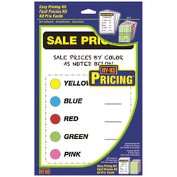 Hy-Ko 9 in. H X 5.25 in. W Assorted Garage Sale Label 544 pk