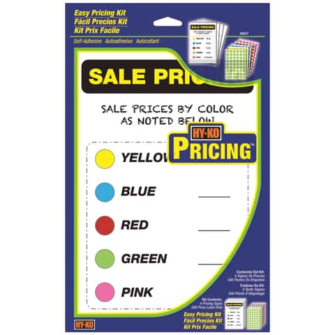 Hy-Ko 9 in. H X 5.25 in. W Assorted Garage Sale Label 544 pk - Ace