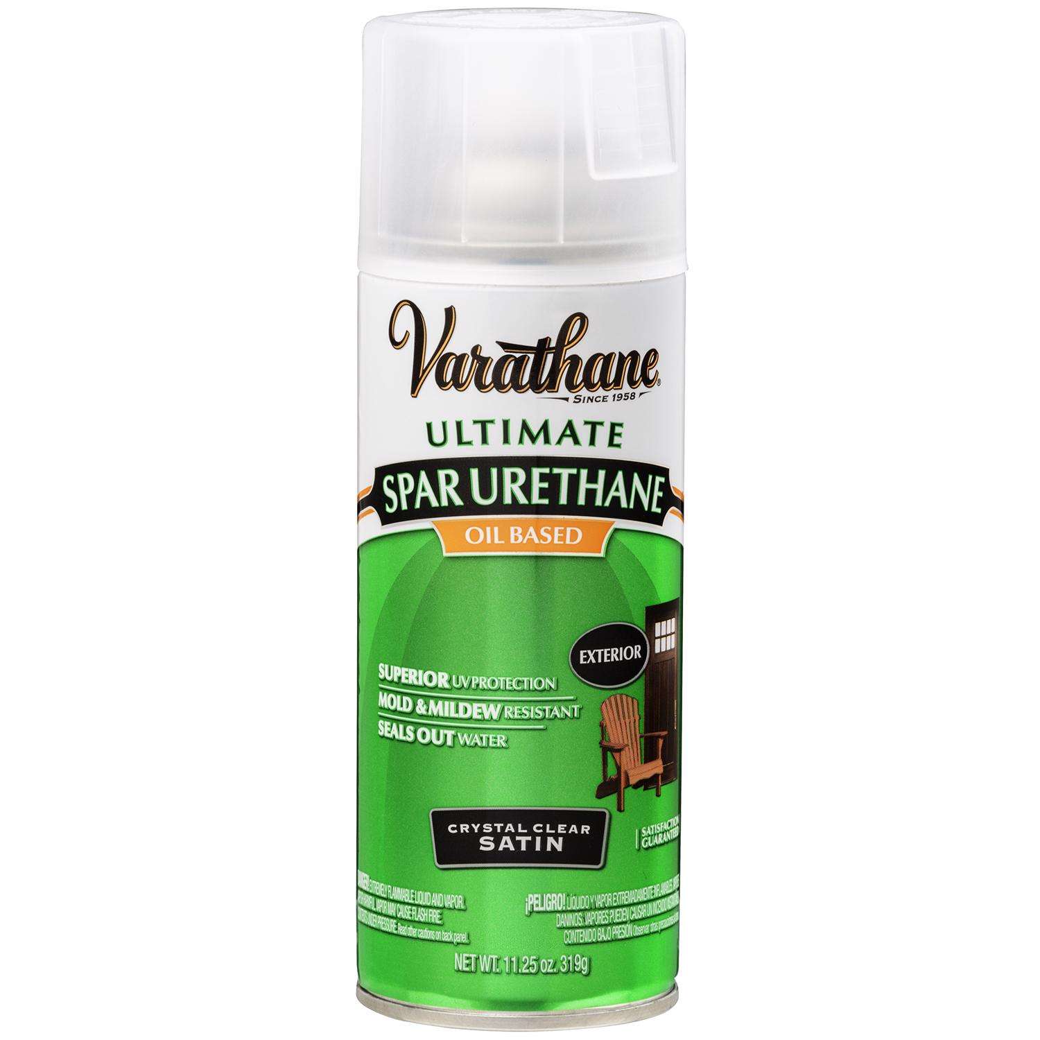 Varathane Satin Crystal Clear OilBased Spar Urethane 11.25 oz Ace Hardware