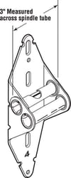 Prime-Line 3 in. W X 1 in. L Steel Garage Door Hinge