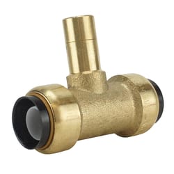 Apollo Tectite Push to Connect 3/4 in. PTC in to X 3/4 in. D PTC Brass Stem Street Tee