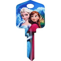 Hillman Disney Frozen House/Padlock Universal Key Blank Single