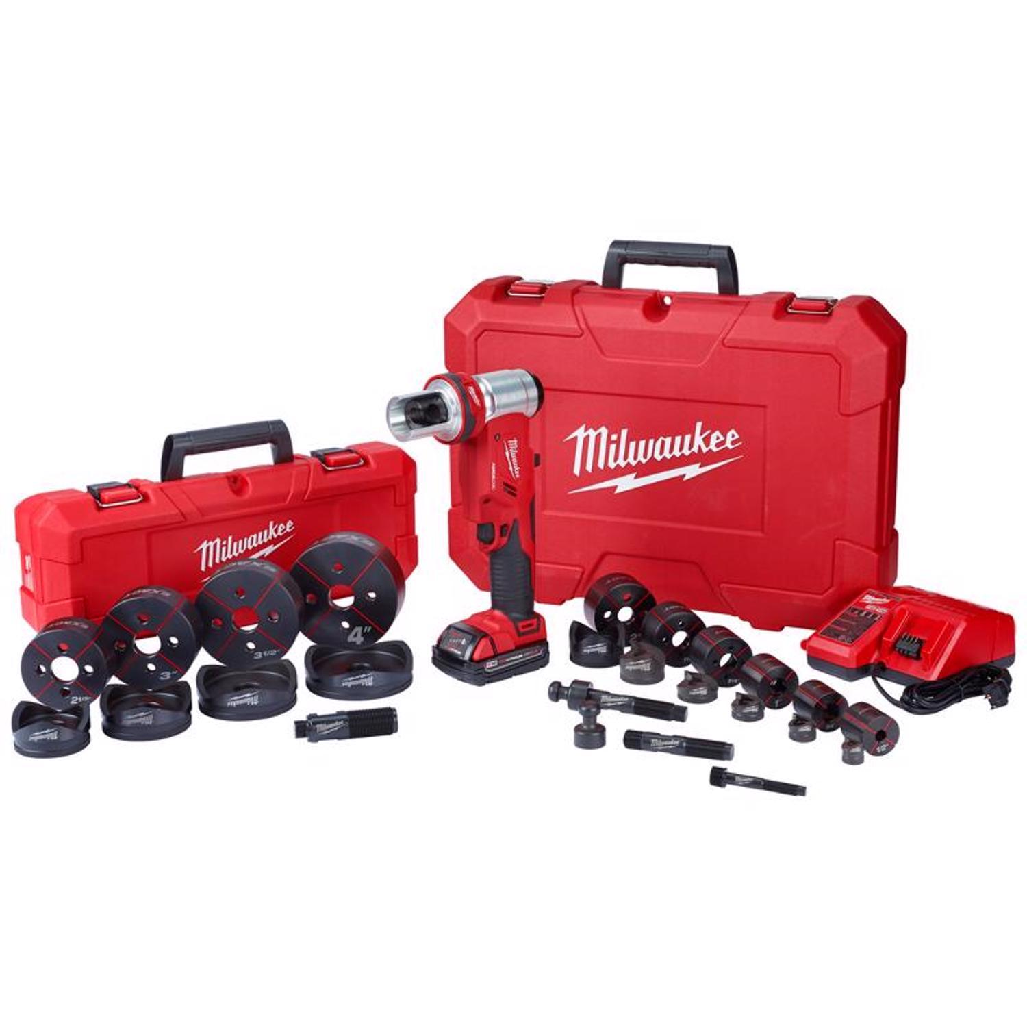 Milwaukee M18 Force Logic Stainless Steel 6-Ton Knockout