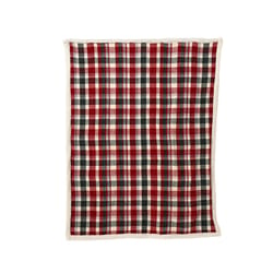 Decoris Checkered Blanket 1 pk