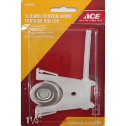 Ace White Plastic/Steel Sliding Screen Door Roller Assembly 1 pk