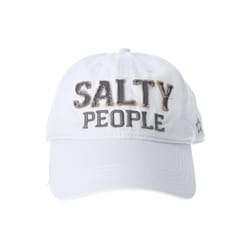 Pavilion We People Salty People Baseball Cap White One Size Fits Most