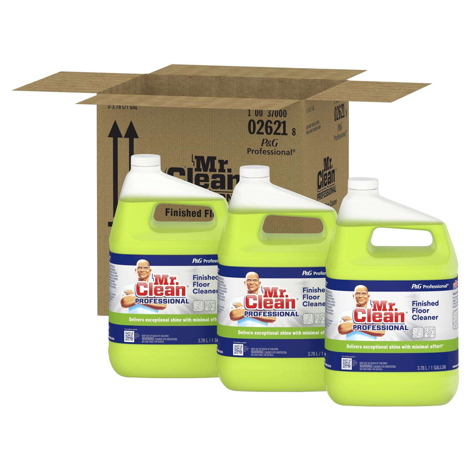 Mr. Clean Lemon Scent Floor Cleaner Liquid 1 gal Ace Hardware