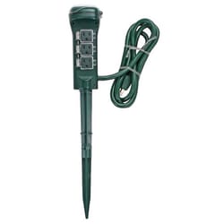 BN-LINK 7 Day Heavy Duty Outdoor Digital Stake Timer, 6 Outlets