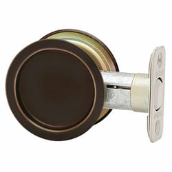 Kwikset Venetian Bronze Passage Lockset 1-3/8 in.