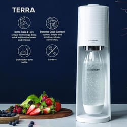 SodaStream Terra Machine Starter Kit White 1 L Soda Maker