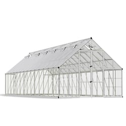 Canopia by Palram Balance Silver 120 in. W X 336 in. D X 102 in. H Walk-In Greenhouse