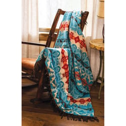 Carstens Inc 60 in. W X 54 in. L Multicolored Polyester Throw Blanket