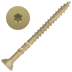 Screw Products AXIS No. 10 X 2.5 in. L Star Flat Head Coarse Structural Screws