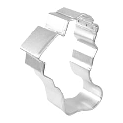 R&M International Corp International Corp 4 in. L Christmas Stocking Cookie Cutter Silver 1 pc