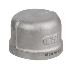 Smith-Cooper 1-1/2 in. FPT X 1-1/2 in. D FPT Stainless Steel Cap