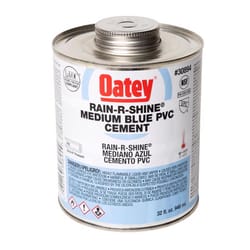 Oatey Rain-R-Shine Blue Cement For PVC 32 oz