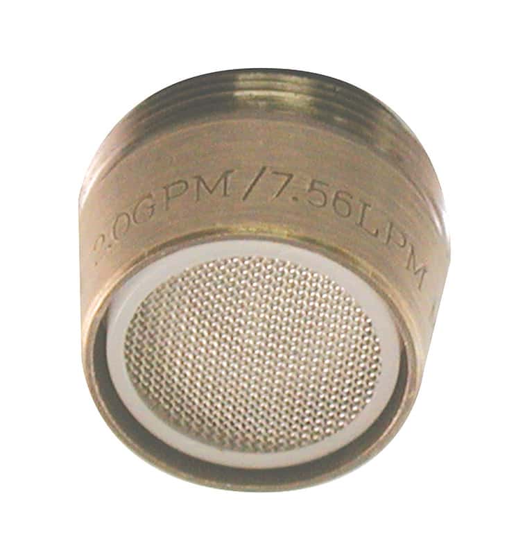 Ace Dual Thread 15/16 in. 27M x 55/64 in.27F Antique Brass Faucet Aerator Ace Hardware