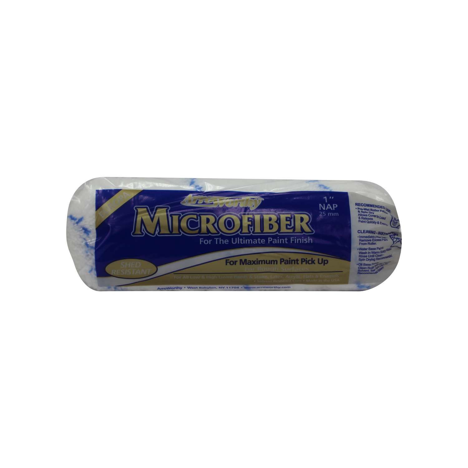 ArroWorthy Microfiber Roller Cover 9" X 9/16" Nap 25 pack 