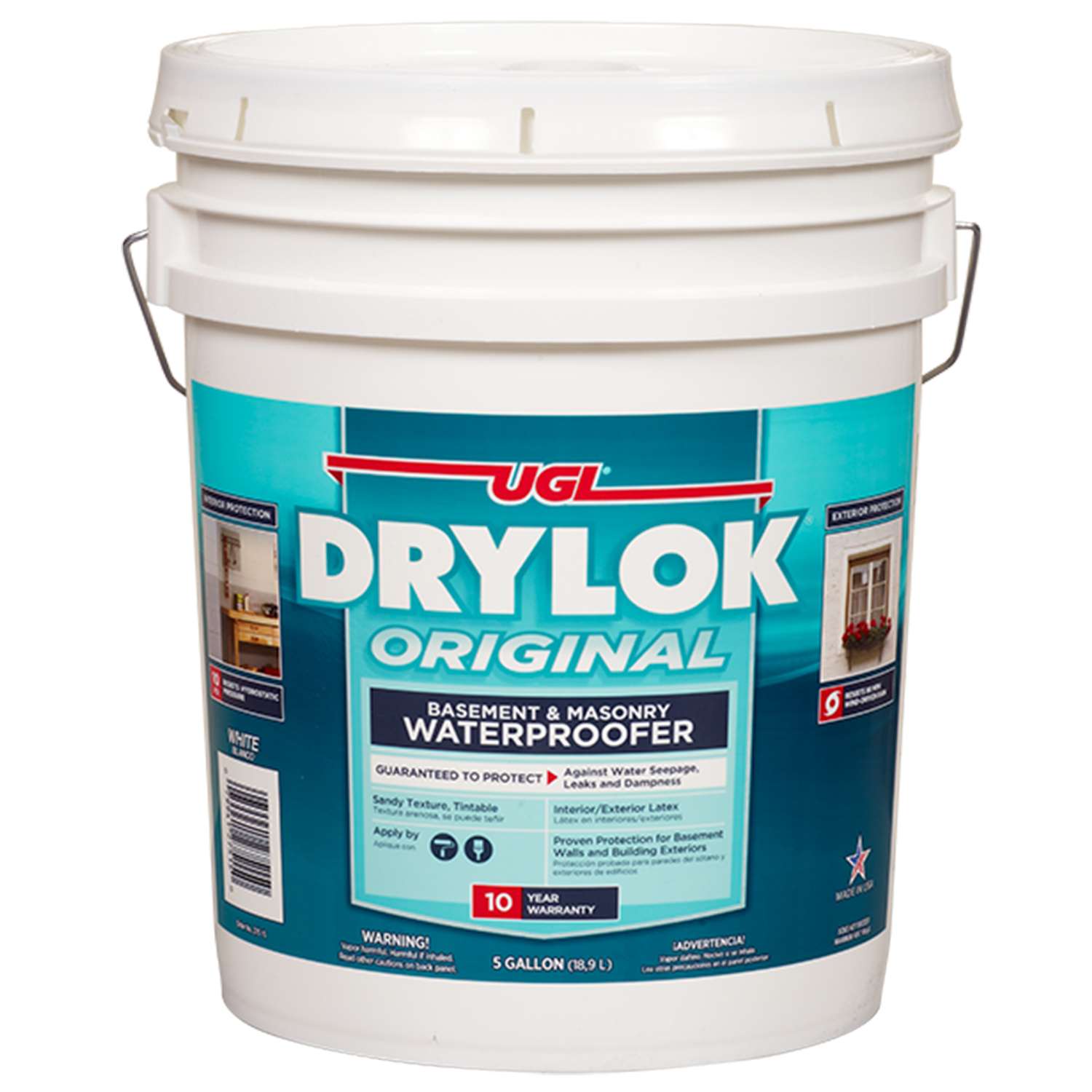 Drylok Low Luster White Latex Waterproof Sealer 5 gal. Ace Hardware